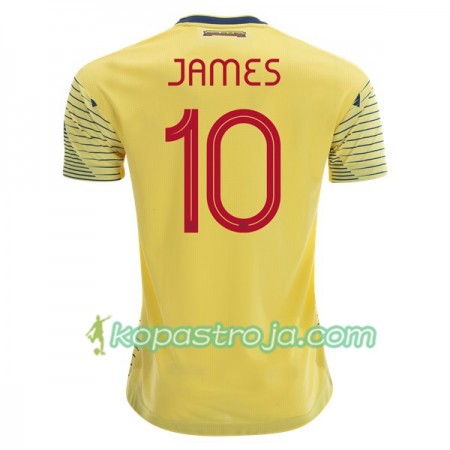 Billiga Fotbollströjor Colombia James Rodriguez 10 Hemma tröja Copa América 2019 Kortärmad